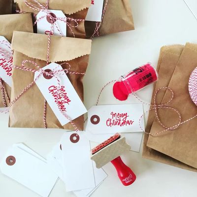 Vinyl Blank Gift Tag  PVC Tear Proof Waterproof Plastic Tag with Wire Tie