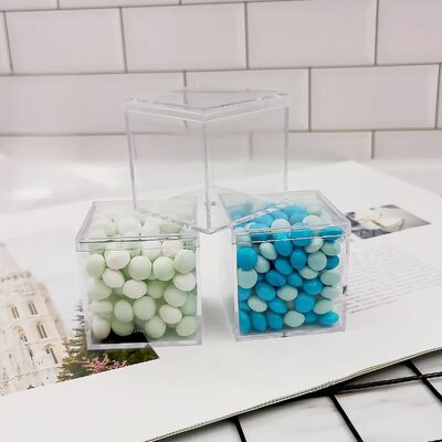 Customize Acrylic Boxes with Lid for Display Clear Plastic Square Cube