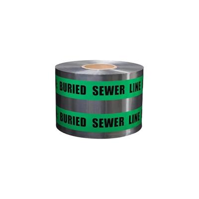 Underground Detectable Foil Warning Tape Roll PE Material For Safety Caution In Excavation Zones