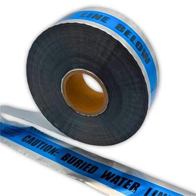 Custom Printed Logo Underground Detectable PE Waterproof  Warning Tape for Warning