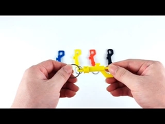 プラスチック製の手袋柄