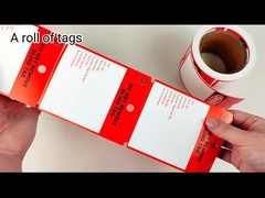 プラスチック安全タグ