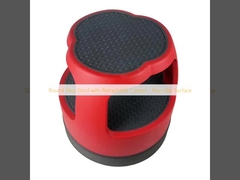 引き下げ可能なホース付きの丸いステップストール - 滑らない表面