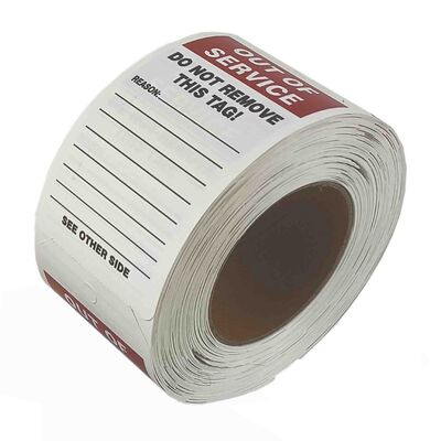 パーソナライズされたビニール安全タグ 防水 抗涙 防紫外線 安全製品への迅速な対応