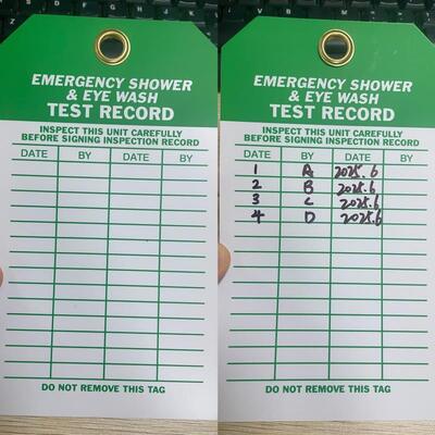 カスタマイズされたロゴ 防水 高可視性 プラスチック 安全 タグ ロックアウト タグ 安全 識別